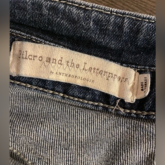 Anthropologie Pilcro and the Letterpress High Rise Slim Button Fly Jeans Size 26 - Picture 9 of 12